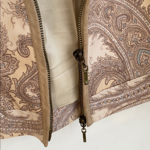 Jax Paisley full zip Moto jacket, size 14 - Picture 11 of 16